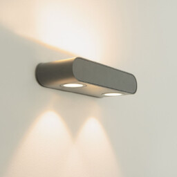Zambelis Outdoor Up Down Wall Lamp Graphite LED 3000K IP54 10W - thumbnail 3
