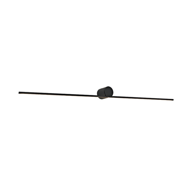 Tripoli 60cm Integrated Led Wall Lamp Sandy Black LED 3000K IP44 9W - image 1
