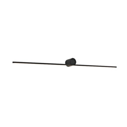 Tripoli 60cm Integrated Led Wall Lamp Sandy Black LED 3000K IP44 9W - thumbnail 1