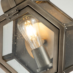 Quoizel Heath Outdoor Wall Lantern Burnished Bronze, IP44 - thumbnail 5