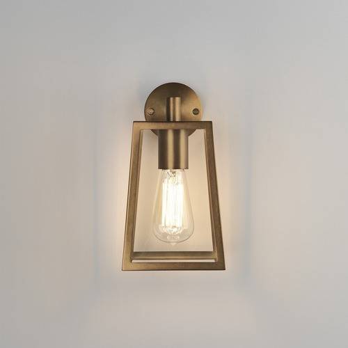 Calvi Outdoor Wall Lantern Antique Brass, E27