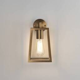 Calvi Outdoor Wall Lantern Antique Brass, E27
