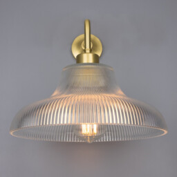 Mono 30cm Wall Light, Satin Brass - thumbnail 5