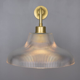 Mono 30cm Wall Light, Satin Brass - thumbnail 2