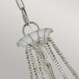 Feiss Maryville 9 Light Chandelier Washed Grey - thumbnail 3