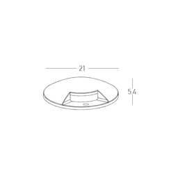 Alura 2 Direction Outdoor Recessed Ground Light Grey LED 3000K IP67 - thumbnail 3
