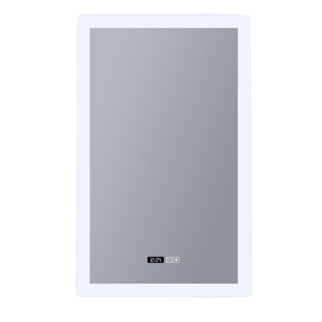 Rectangle Bathroom Mirror,Digital Clock,Demister Pad - image 1