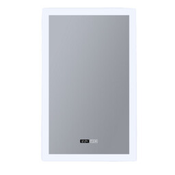 Rectangle Bathroom Mirror,Digital Clock,Demister Pad - thumbnail 1
