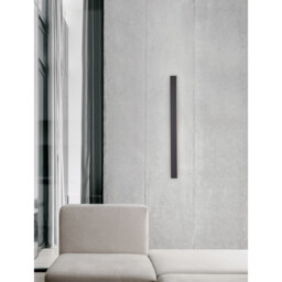 Colby 80cm Integrated LED Wall Lamp Sandy Black Aluminium LED 12W 600Lm 3000K - thumbnail 2