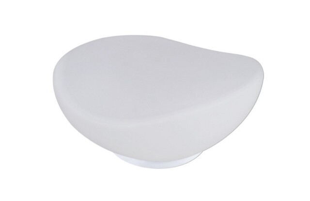 Opal Table Lamp 1 Light E27, Polished Chrome, Frosted White Glass - image 1