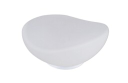 Opal Table Lamp 1 Light E27, Polished Chrome, Frosted White Glass