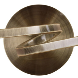 Alaska Wall Lamp Switched 2 Light L1/SGU10, Antique Brass - thumbnail 3