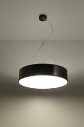 Arena 3 Light Round Ceiling Pendant Black, E27 - thumbnail 5