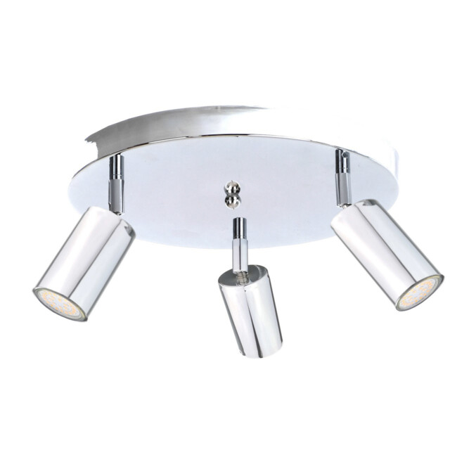Eye Ceiling Spotlight Clusters Silver, 30cm, 3x GU10