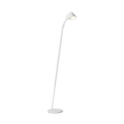 Capuccina 1 Light Floor Lamp, 8.5W LED, 3000K, 600lm, White, 3yrs Warranty
