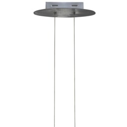 Hemisferic Ceiling Pendant 28W LED 110cm Bar 3000K, 1800lm, Satin Aluminium, Frosted Acrylic - thumbnail 5