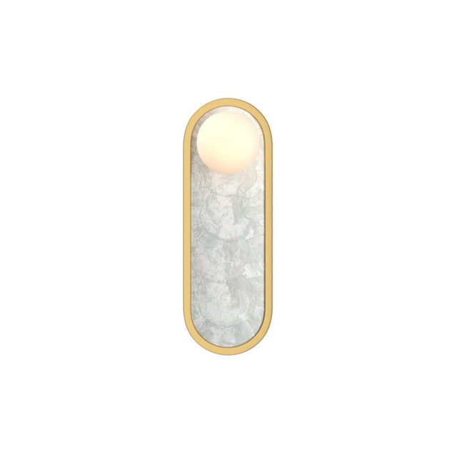 Blink LED Wall Lamp Brass - image 1