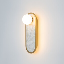 Blink LED Wall Lamp Brass - thumbnail 3