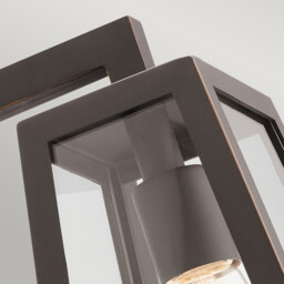 Kichler Delison Outdoor Wall Lantern Rubbed Bronze, IP44 - thumbnail 2