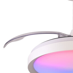 Siberia Mini 40W LED Dimmable White/RGB Ceiling Light With Built-In 28W DC Fan, 3000-6500K White, 5yrs Warranty - thumbnail 5