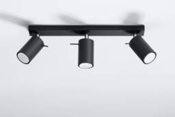 Ring 3 Light Spotlight Bar Black, GU10 - thumbnail 2