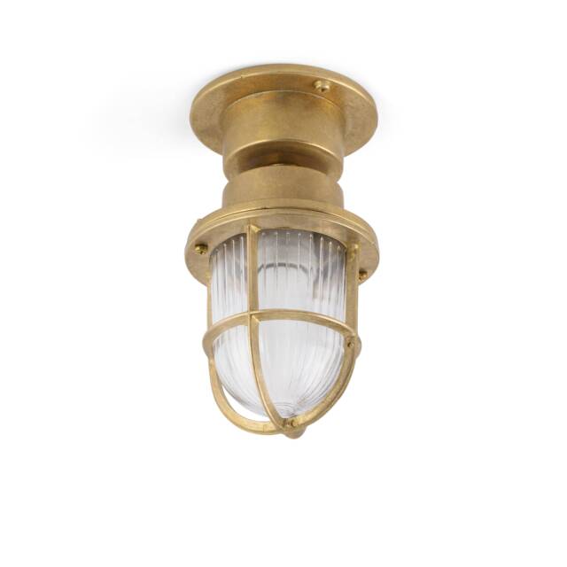 Mauren 1 Light Outdoor Pedestal Light Brass IP44, E27 - image 1