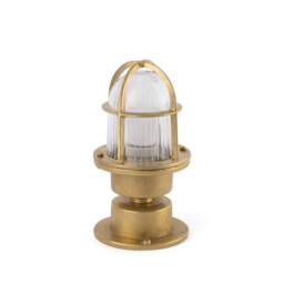 Mauren 1 Light Outdoor Pedestal Light Brass IP44, E27 - thumbnail 2