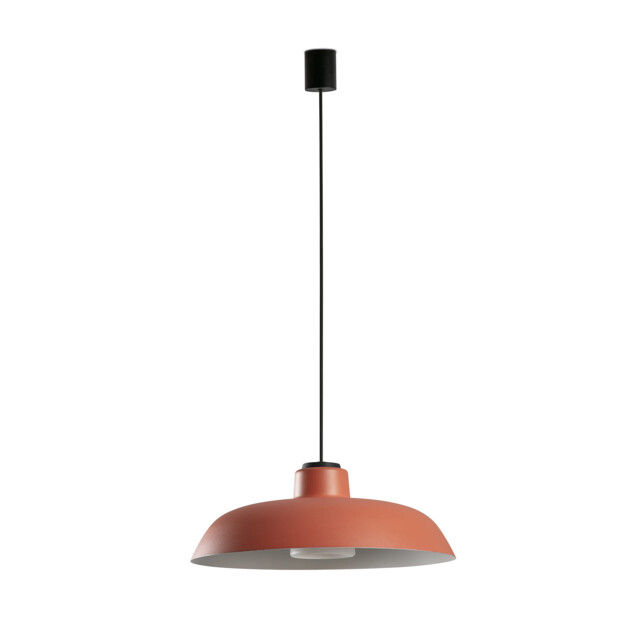 Saga Outdoor Pendant Ceiling Light Orange E27 IP65 - image 1