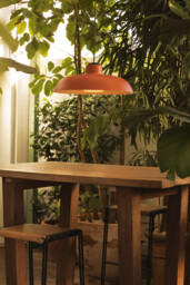 Saga Outdoor Pendant Ceiling Light Orange E27 IP65 - thumbnail 2