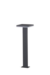 Tignes Bollard Pillar Lamp, 10W LED, 3000K, 700lm, IP54, Anthracite, 3 Years Warranty - thumbnail 1