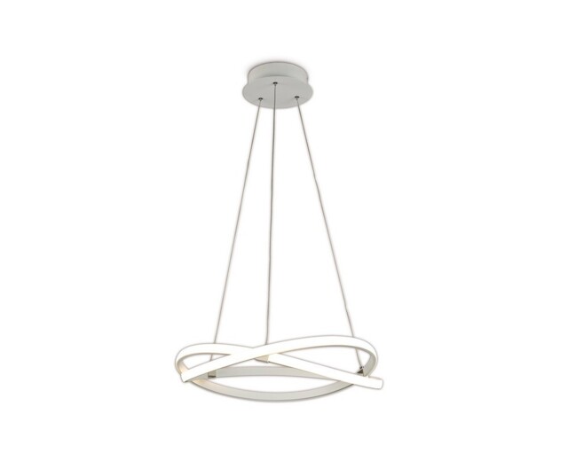Infinity Ceiling Pendant 42W LED 3000K, 3400lm, Dimmable White, White Acrylic - image 1