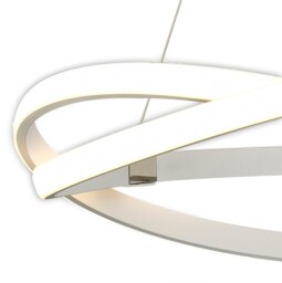 Infinity Ceiling Pendant 42W LED 3000K, 3400lm, Dimmable White, White Acrylic - thumbnail 5