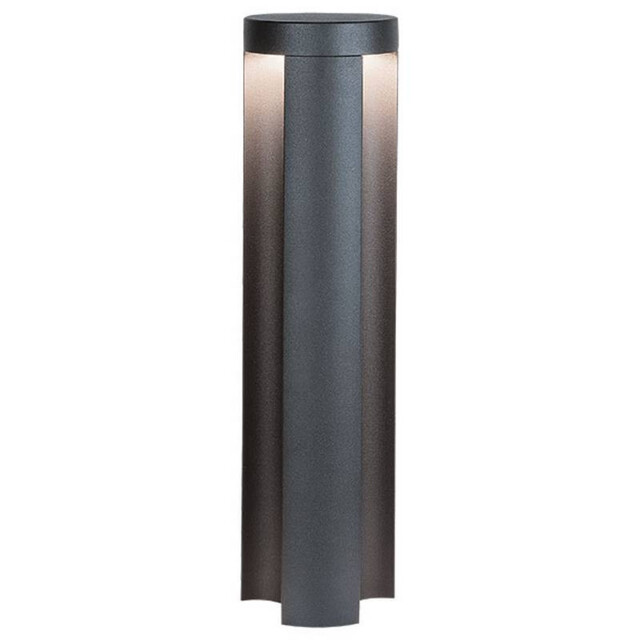 Elhovo 45cm Outdoor Bollard Graphite LED 3000K IP54 - image 1