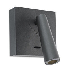 Gamma LED Wall Reading Wall Light Urban Grey 179lm 2700K - Special Offer - thumbnail 2