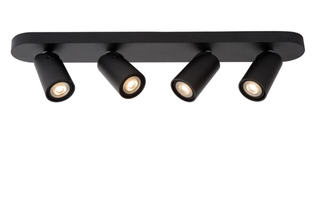 Xyrus Modern Ceiling Spotlight Bar - LED Dim to warm - GU10 - 4x5W 2200K/3000K - Black - Special Offer - image 1