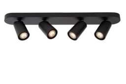 Xyrus Modern Ceiling Spotlight Bar - LED Dim to warm - GU10 - 4x5W 2200K/3000K - Black - Special Offer - thumbnail 1