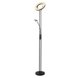 Mother, Child Floor Lamp Matt Black Metal - thumbnail 1