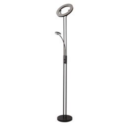 Mother, Child Floor Lamp Matt Black Metal - thumbnail 2