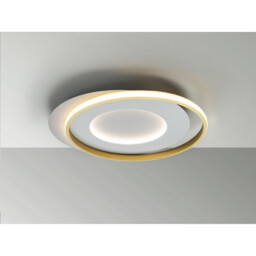 Limbos Integrated Led Semi Flush Light White, Gold 3000K 4400Lm - thumbnail 3