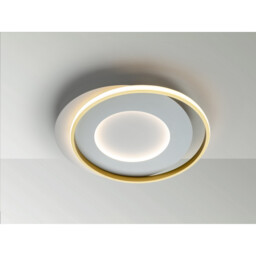 Limbos Integrated Led Semi Flush Light White, Gold 3000K 4400Lm - thumbnail 5