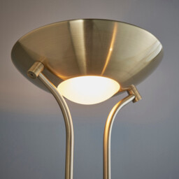 Rome Mother and Child Floor Lamp Antique Brass, Opal Glass, G9 - thumbnail 5