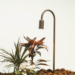 Zambelis 60cm Outdoor Spike Dark Brown LED 3000K IP65 - thumbnail 2