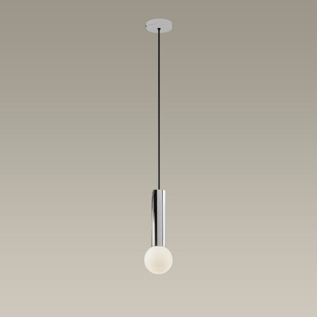 Mist Bathroom Ceiling Simple Pendant Light Chrome E14 - image 1