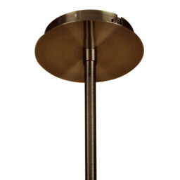 Alaska Pendant Convertible To Semi Flush 8 Light L1/SGU10, Antique Brass - thumbnail 3