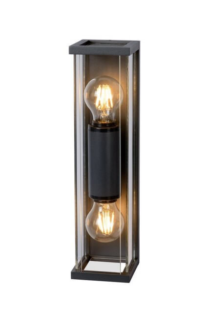 Meribel Wall Lamp 2 x E27, IP54, Graphite - image 1