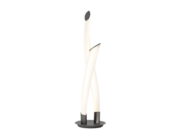 Armonia 2 Light Table Lamp, 18W LED, 3000K, 1350lm, Titanium, Frosted Acrylic - image 1