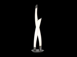 Armonia 2 Light Table Lamp, 18W LED, 3000K, 1350lm, Titanium, Frosted Acrylic - thumbnail 3