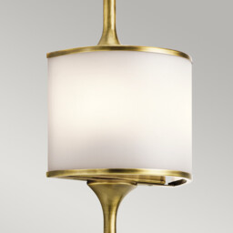Mona 2 Light Bathroom Wall Light Brass IP44, G9 - thumbnail 3