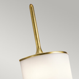 Mona 2 Light Bathroom Wall Light Brass IP44, G9 - thumbnail 2