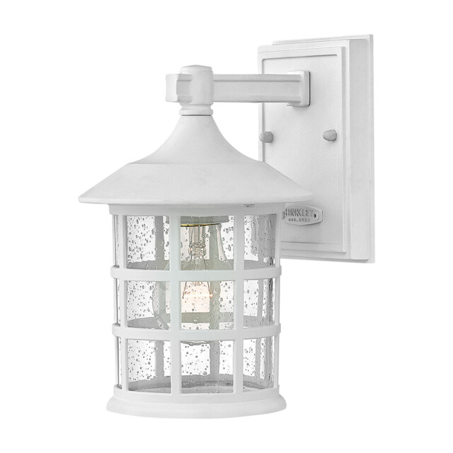 Hinkley Freeport Outdoor Wall Lantern Textured White, IP44 - image 1